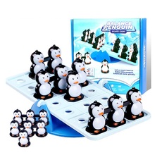 Penguin balance toy parent-child puzzle interactive game penguin seesaw toy Family Party Game 2024 - buy cheap