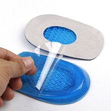 1Pair Inserts Silicone Gel Heel Cushion Insoles Soles Relieve Foot Pain Protectors Spur Support Shoe Pad Feet Care 2024 - buy cheap