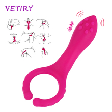 Vetiry-vibrador com clipe para vibração do ponto g, massageador do mamilo e clitóris, estimulação de clitóris, brinquedo sexual shop para mulheres, homens ou casais 2024 - compre barato