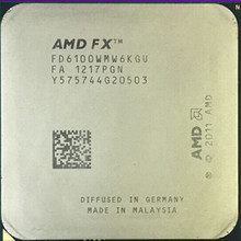 Процессор AMD FX 6100 fx 6100 AM3 + 3,3 ГГц/8 Мб/95 Вт, шестиядерный процессор, серия FX, детали, FX-6100 2024 - купить недорого