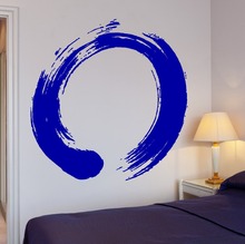 Art Removable Vinyl Decal Circle Enso Zen Buddhism Calligraphy Wall Stickers Home Decor Wall Mural Living Room Wall Paper Y-12 2024 - buy cheap