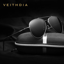 VEITHDIA-gafas de sol de marca para hombre, lentes de sol masculinas con rotación de 180 grados, Estilo Vintage, VT3618 2024 - compra barato