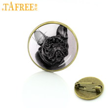 TAFREE Smart Dog Brooches French bulldog cocker spaniel Pins the most patient and kid-friendly  Badge women men jewelry A152 2024 - buy cheap