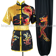 Chinese Wushu uniform Kungfu clothes Martial arts suit Routine outfit Embroidery costume for men women children girl boy kids 2024 - buy cheap