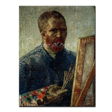 Arthyx pinturas pintadas a mano más famoso del mundo reproducción autorretratos de Vincent Van Gogh pintura al óleo sobre lienzo decoración de pared 2024 - compra barato