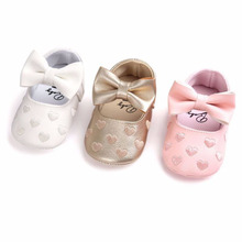 Spring Autumn PU Newborn Baby Boy Girl Baby First Walkers Soft Moccs Ballet Shoes Soft Soled 2024 - buy cheap