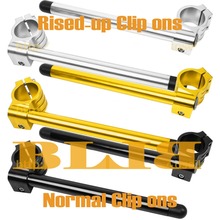Motorbike Clip Ons Handle Bars 35mm For SUZUKI GS650 GS650 EX/EZ GS650 GLX/GLZ/GLD GT750 Lemans Normal Or Rised-up Grips 2024 - buy cheap