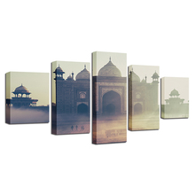 Canvas Wall Art Pictures Framework Living Room HD Prints Church Cathedral Posters 5 Pieces Mosque Landscape Paintings Home Decor 2024 - buy cheap