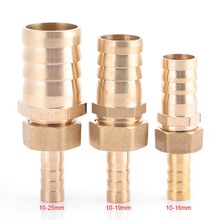 3 Sizes 10mm-16/19/25mm Brass Fitting Hose Barb Tail Pipe Fitting Reducer Reducing Plug Connector Adapter Air Fuel Gas Water 2024 - buy cheap