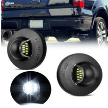 2PCS License Plate Light White LED Car Number Plate Lamp Assemly For Ford F-150 F-250 F-350 F-450 F-550 Superduty Heritage 2024 - buy cheap