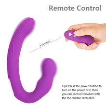 Strapless Dildo Vibrator Wireless Remote Control Lesbian Double Penetration Dildo Vibrator Sex Toys for Woman  Masturbator 2024 - buy cheap