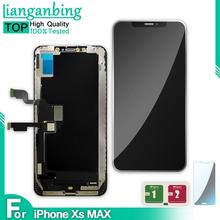 LCD de calidad AAA + para iPhone XS Max pantalla LCD 100% probado pantalla táctil de trabajo con piezas de repuesto de digitalizador negro 2024 - compra barato