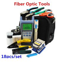 18pcs/set Fiber Optic Tools with FC-6S Fiber Cleaver and Optical Power Meter and Visual Fault Locator and Strippers 2024 - buy cheap