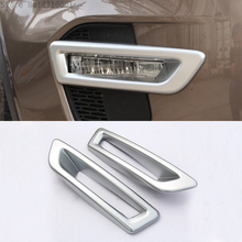 ABS Chrome Car Head Front Fog Lamp Light Cover Trim For Land Rover Discovery Sport 2015-2017 Auto Accessories 2024 - buy cheap