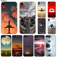 Airplane At Sunrise aircraft design Hot Fashion Transparent Hard Phone Cover Case for iPhone X XS Max XR 8 7 6 6s Plus 5 SE 5C 4 2024 - buy cheap
