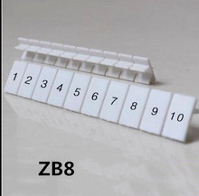 Zb8 din rail tiras para terminais com números impressos, trajes uk6n urk-s frete grátis 2024 - compre barato