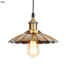 IWHD-luces LED colgantes de Oro Retro, accesorios de decoración Industrial para comedor, sala de estar, Loft, lámpara colgante Vintage 2024 - compra barato