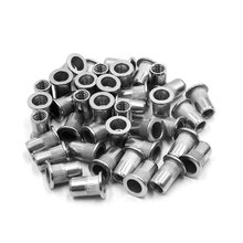 uxcell 40Pcs 304 Stainless Steel 1/4-20 UNC Flat Head Rivet Nut Insert Nutsert 2024 - buy cheap