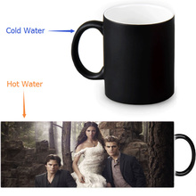 Tazas con cambio de color, The Vampire Diaries Heat Reveal, 12 OZ/350ml, tazas mágicas sensibles 2024 - compra barato