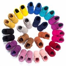 Colorful Baby Girl Shoes Soft Fringe Scrub Hand Made Newborn First Walkers Hot Sale Toddler Shoe Infant moccasins 2024 - buy cheap