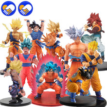 12-25 см Супер Saiyan Son Goku Vegetto Vegeta trunks ПВХ Фигурки Dragon Ball Z Коллекционная модель куклы игрушки лучшие подарки 2024 - купить недорого