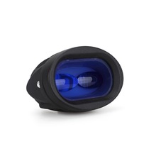 Marloo-luz de segurança 6d para caminhão, carro, atv, utv 4x4, 4wd, 12v, 24v, 20w, luz led, off road, azul 2024 - compre barato