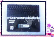 Free shipping genuine laptop US keyboard for HP ProBook 440 445 G1 G2 640 645 G1 G2 US keyboard  with black frame 767470-001 2024 - buy cheap