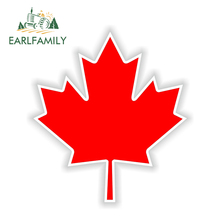 EARLFAMILY 13cm x 11.3cm Canada Maple Leaf Feuille Erable Vinyl Sticker Decal Bumper Autocollant Auto Reflective Car Stickers 2024 - buy cheap