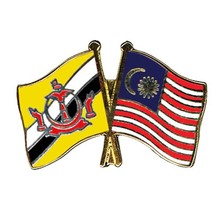 Бруней и Малайзия, крестообразный металлический штифт, изготовленный из железа с кнопкой-бабочкой, индивидуальный дизайн и заказ OEM/ODM moq50 шт., бесплатная доставка 2024 - купить недорого