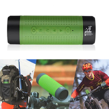 Altavoz portátil para bicicleta, barra de sonido PD-X1 con Bluetooth v4.0, Radio FM, tarjeta TF, Banco de energía, música, MP3, LED, novedad 2024 - compra barato