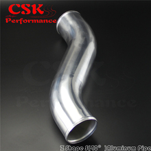 Z / S Shape Aluminum Intercooler Intake Pipe Piping Tube hose 102mm 4" inch L=500mm 2024 - buy cheap