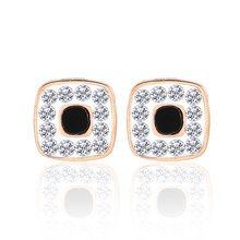 OUFEI Stainless Steel Jewelry Woman Vogue 2019 Black Seashell Stud Earrings For Women Jewelry Accessories Wholesale Lots Bulk 2024 - buy cheap