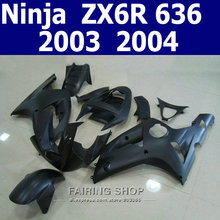 Kit de carenado negro mate para Kawasaki zx6r zx-6r 03 04 / 2003 / 2004 personalización gratuita molde de inyección t83 2024 - compra barato