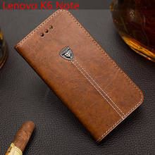 EFFLE For Lenovo K6 Note Case PU Leather Flip Cover Dirt Resistant High Quality Phone Bags Wallet Cases For Lenovo K6 Note 2024 - buy cheap
