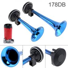 178dB Super Loud 12V Dual Tone Auto Car Air Claxon Horn High Output Compressor Set Trumpet for Motorcycle Boat Truck 2024 - buy cheap