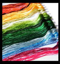 50 pieces Silk Thread Floss/ Embroidery Cross Stitch Silk Thread Floss Choose Any Colors And Quantity 2024 - buy cheap