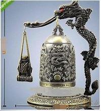 Escultura de latón y bronce de China, campana de oración de dragón, budismo, envío gratis 2024 - compra barato