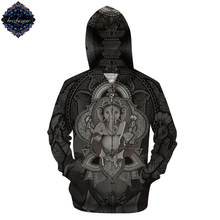 Ganesha By Brizbazaar Art Zip Hoodies Sweatshirts Men Tracksuits Funny Coat Zipper Hoody 3d Printing Pullover Autumn Drop Ship 2024 - buy cheap