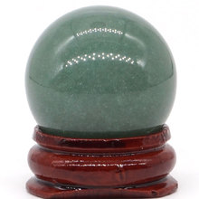 Bola de pedra verde natural de aventurina, esfera mineral de quartzo, massagem manual, bola de cristal de cura, acessório de decoração para casa de feng shui, 30mm 2024 - compre barato