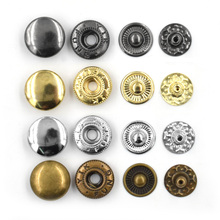 500 sets 15mm Metal Snaps Fastener Button Rivets 12.5mm Snap Jacket Clothing & Accessories Sewing repair 10mm Snap buttons 2024 - buy cheap