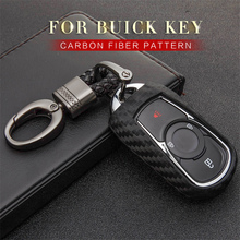 Car Key Case Cover For Buick Regal GS Excelle XT Lacrosse Encore Verano Regal Carbon Fiber Soft Silicone Key Ring Accessories 2024 - buy cheap