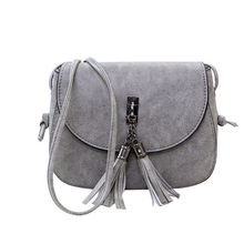 Fashion 2017 Women Crossbody Bag Small Messenger PU Leather Solid Mini Tassel Femal Shoulder Bags Handbags Evening Purse 2024 - buy cheap