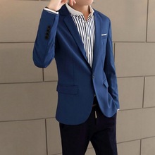 LASPERAL мужские зауженные официальные Блейзер весенние модные однотонные мужские s свадебное платье пальто повседневные Большие размеры деловой мужской Костюмный пиджак 2019 2024 - купить недорого