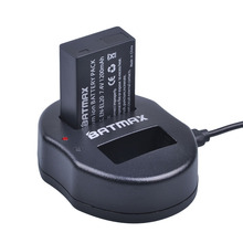 Batmax 1PC EN-EL20 es EL20 ENEL20 batería con cargador Dual USB para NIKON 1 J1 J2 J3 S1 batería para cámara digital con Cable USB 2024 - compra barato