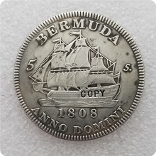 1808 Escocia corona George III copia de monedas conmemorativas-réplica de monedas medalla de monedas coleccionables 2024 - compra barato
