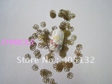 Aprox. 1000 pçs/saco metal ouro rosa flor design não-adesivo duro metal fatias decoração da arte do prego MS-43 2024 - compre barato
