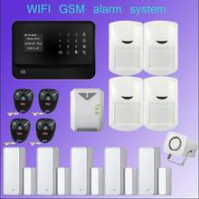 433 МГц G90B plus WiFi GSM GPRS SMS домашняя охранная сигнализация приложение контроль газовые детекторы PIR датчик беспроводной дверной датчик gsm wifi сигнализация 2024 - купить недорого