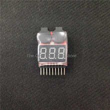 1-8S Lipo/Li-ion/Fe RC helicopter airplane boat etc Battery Voltage 2 IN1 Tester Low Voltage Buzzer Alarm 2024 - buy cheap