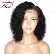 Pre Plucked Lace Front Human Hair Wigs With Baby Hair Curly Remy Hair Wig Glueless Brazilian Lace Front Wig For Black Women Elva 2024 - buy cheap