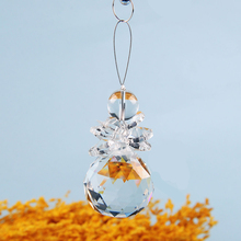 Pingente de bola de prisma de feng shui, artesanal, de cristal, decoração de casamento, 2018 2024 - compre barato